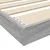 Vidaxl Posteljni okvir Siva Sonoma 100 x 200 cm Konstruiran les