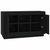 Komoda crna 102 x 35 x 60 cm od konstruiranog drva