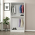 Hanah Home HANAH HOME Kale Mirror Anthracite White - 190 garderobna omara, (20865295)