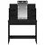 Toaletni stol Crni hrast 96 x 39 x 142 cm Konstruirano drvo
