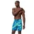 Speedo print boardshort 18 radiant flow/border blue s - uk32