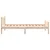 Vidaxl Posteljni okvir trden les 75x190 cm