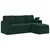 vidaXL vidaXL Kavč Temno zelena, (5000146084)