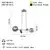 Opviq Luster Zerde-80-04, O14, 12cm, IP20 Zlatno-crne boje