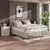 Boxspring Krevet Nobu 180/200 cm , sivobraon