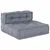 Modularna sofa 4 pcs Siva Tkanina