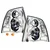 OEM Kristalna štop svetla Opel Astra G 3/5 vrata (98-04), Hrom-bela