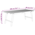 vidaXL Vrtna miza 200x90x75 cm trden akacijev les