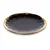 shumee Krožnik Lissa Black Gold 20 cm
