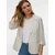 VERO MODA Blazer VMROSIE  ecru / temno bež