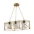 Opviq Luster Dratrio Glass, Sivi