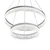 LED luster na sajli GALA LED/54W/230V prečnika 60 cm srebran