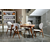 HANAH HOME Trpezarijski sto i stolice Touch Wooden Cream