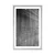 Plakat s paspartujem sonce za drevesi v črnobeli varianti - 60x90 silver