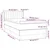 Greatstore Box spring postelja z vzmetnico temno siva 90x190 cm blago