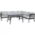 Rojaplast EDINBURGH aluminijasta miza 140x80 cm