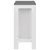 vidaXL Barska miza s polico 110x50x103 cm bela
