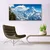 tulup.si Steklena slika Mountain tree landscape 140x70 cm 4 obešalnika