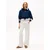 Tommy Jeans Majica ESSENTIAL marine/bela