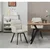 MID.YOU Set Stolov Sophie, Krem Barva, 2 Kos