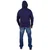 U.S. POLO ASSN. Majica  temno modra / bela