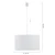TK Lighting Viseča svetilka RONDO 3460