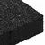 Gumenasti granulatni vanjski pod 25 pcs Crna 9 x 6 x 2 cm Guma