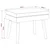 Vidaxl Dvojna klop Temno rjava 60 x 40 x 46 cm Blago