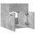 Kupaonski ormarić za umivaonik beton sivi 41x38,5x46 cm