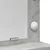 Toaletni stol s policom Betonski sivi 78,5 x 41 x 135 cm