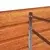 Povišena vrtna gredica boja hrđe 480 x 80 x 45 cm čelik COR-TEN