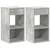 Noćni ormarići s ladicom 2 kom beton sivi 35x34x66,5 cm