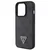 Guess zaščitni ovitek Leather Diamond Triangle Black, Iphone 15 Pro Max