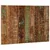 Vidaxl Naglavna deska Multicolor 120 cm Masivni les Reclaimed