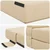 Sofa na razvlačenje Krem 70 x 80 x 60 cm Tkanina
