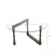 Hanah Home Klub sto 80x41x80cm Orah