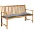 Jastuk za vrtnu klupu sivi 150x50x4 cm od tkanine Oxford