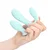 Loveline Three-In-One Liquid Silicone Vibrator Breezy Blue
