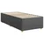 vidaXL Postelja boxspring z vzmetnico Temno siva 80 x 200 cm Blago