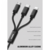 Kabel Remax Gition RC-131 3u1 za iPhone Lightning/ Micro USB/ Type-C crni 1m