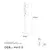 Aberto Design Podna lampa Fazli-10515, 35 x 22 x 163 cm, 6 x E14, Crna
