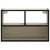 TV ormarić boja hrasta 60x31x39,5 cm konstruirano drvo i metal