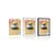 Plakat s paspartujem piramida Zen kamnov - 20x30 black