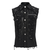 Moška srajca brez rokavov DEVIL FASHION - Anemone Distressed Button Up Punk - SHT094