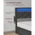 Songmics Posteljni okvir 160x200 cm Siva