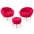 ATELIER DEL SOFA Fotelje i tabure Lida Wellsoft Fuchsia