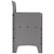 Vrtna stolica 4 pcs Svijetlo siva 53 x 49 x 85 cm Polipropilen