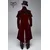 Moški plašč DEVIL FASHION - Rdeča Gotska - CT13402