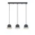 Conceptum Hypnose Luster Mugo-10659, 62x17x110 cm, 3xE27, IP20, Sivi