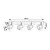 Rabalux Plafonjera Perico, GU10 4x5W, Bela